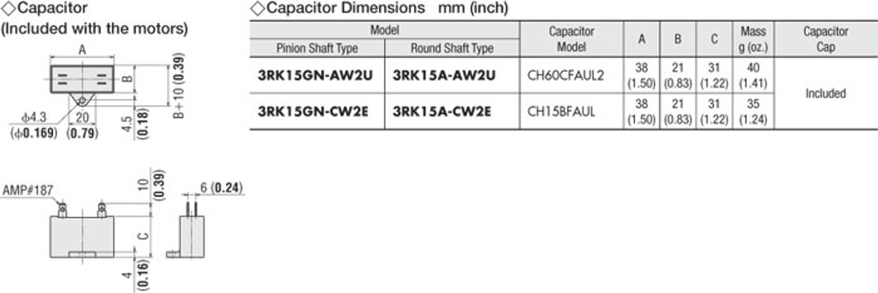 3RK15GN-AW2U / 3GN7.5KA - Capacitor