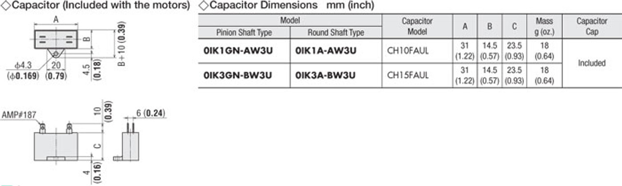 0IK1GN-AW3U / 0GN7.5KA - Capacitor