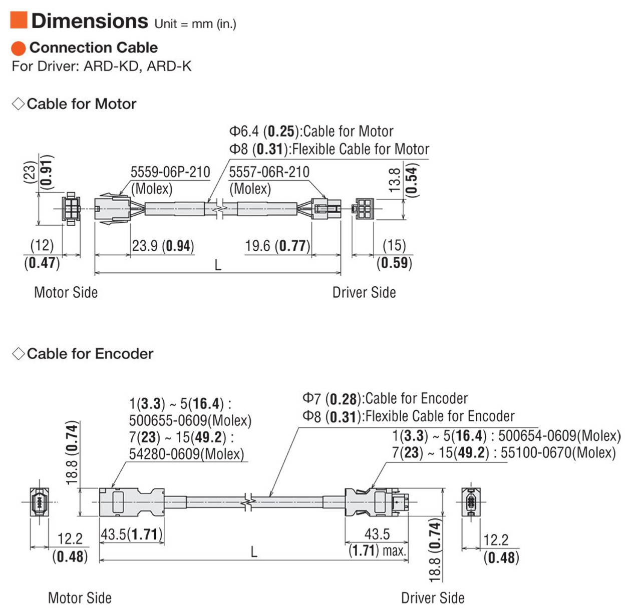 AZ46AK-HS50-3 - Dimensions