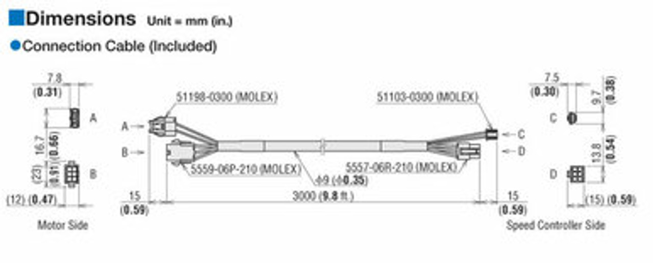 DSCI590UAM-60-3V - Dimensions