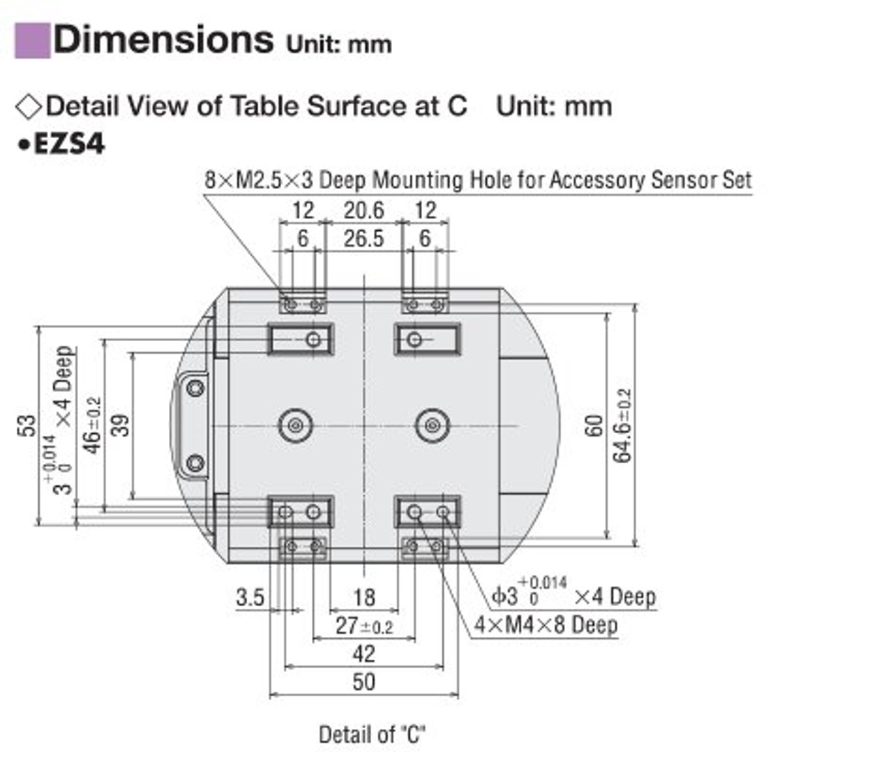 EZSM4D005AZMC - Dimensions