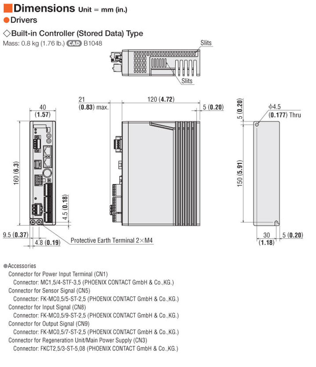 RKS543BAD-TS3.6-3 - Specifications