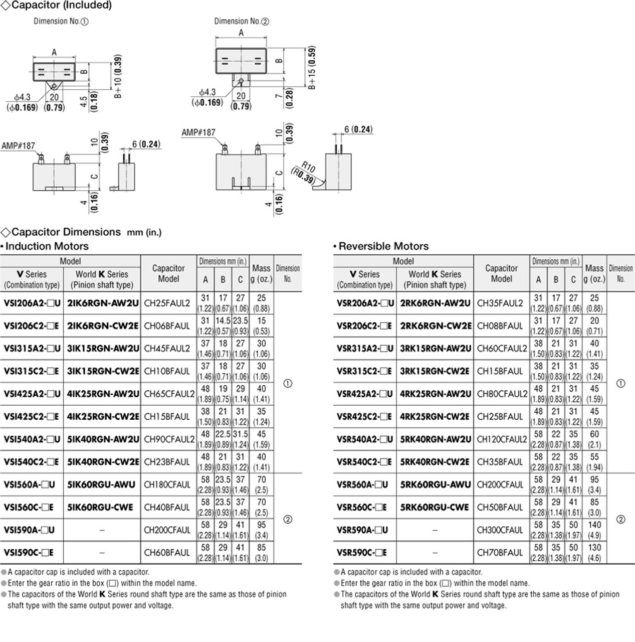 VSI206A2-GVU - Dimensions