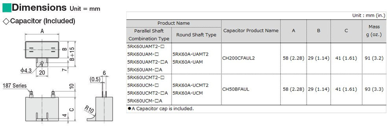 5RK60UCM-5A - Capacitor