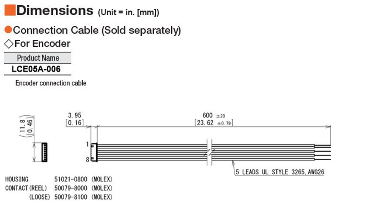 LCE05A-006 - Dimensions