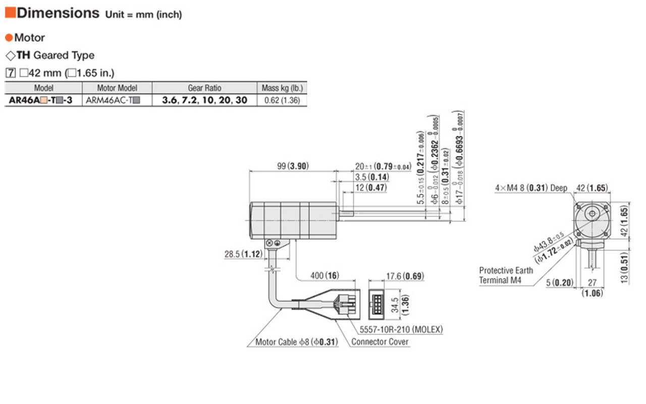 AR46AAD-T20-3 - Dimensions