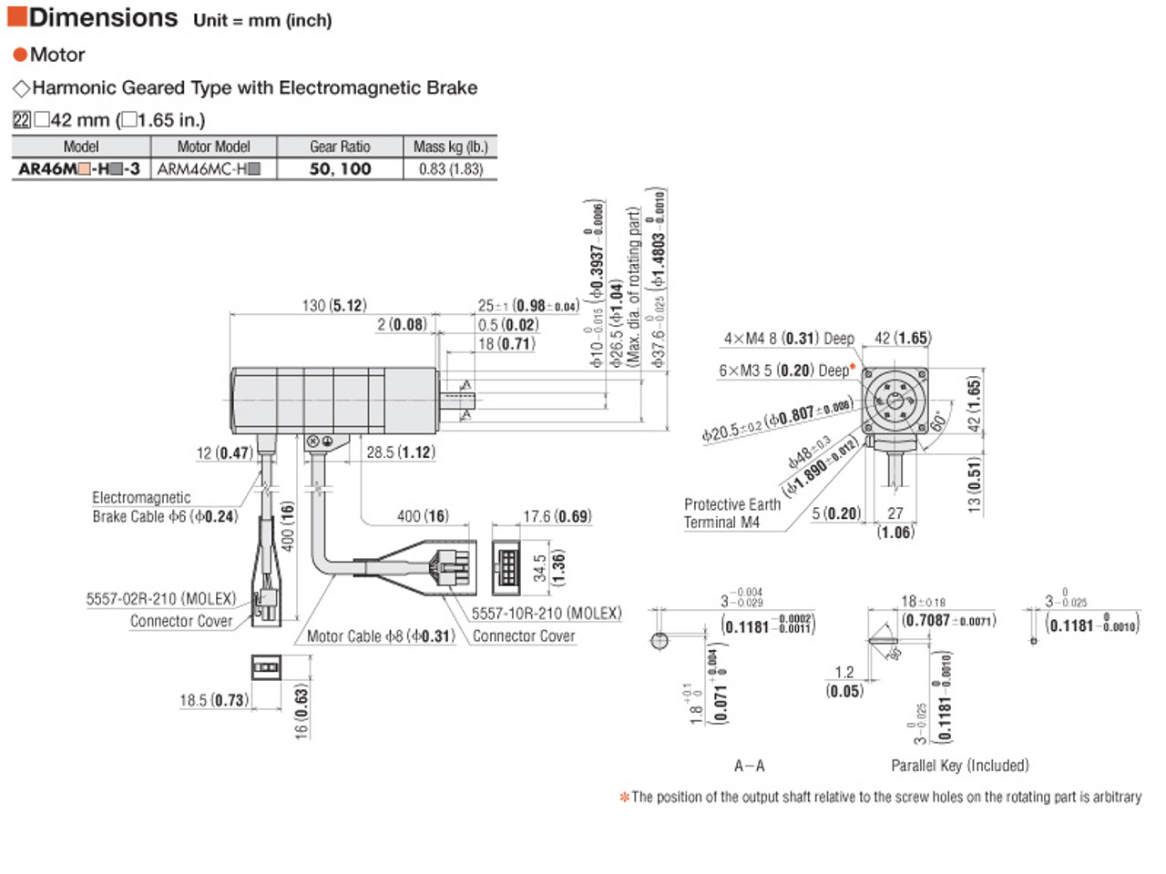 AR46MA-H50-3 - Dimensions