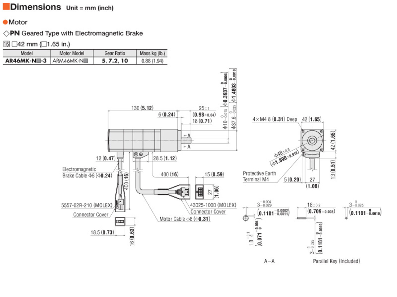 AR46MK-N10-3 - Dimensions