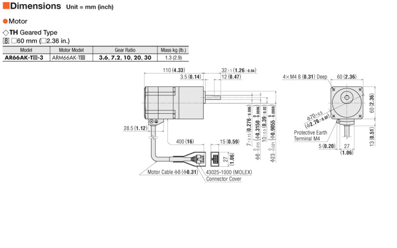 AR66AKD-T10-3 - Dimensions