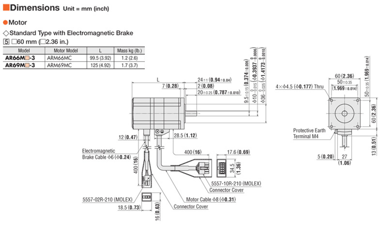 AR66MA-3 - Dimensions