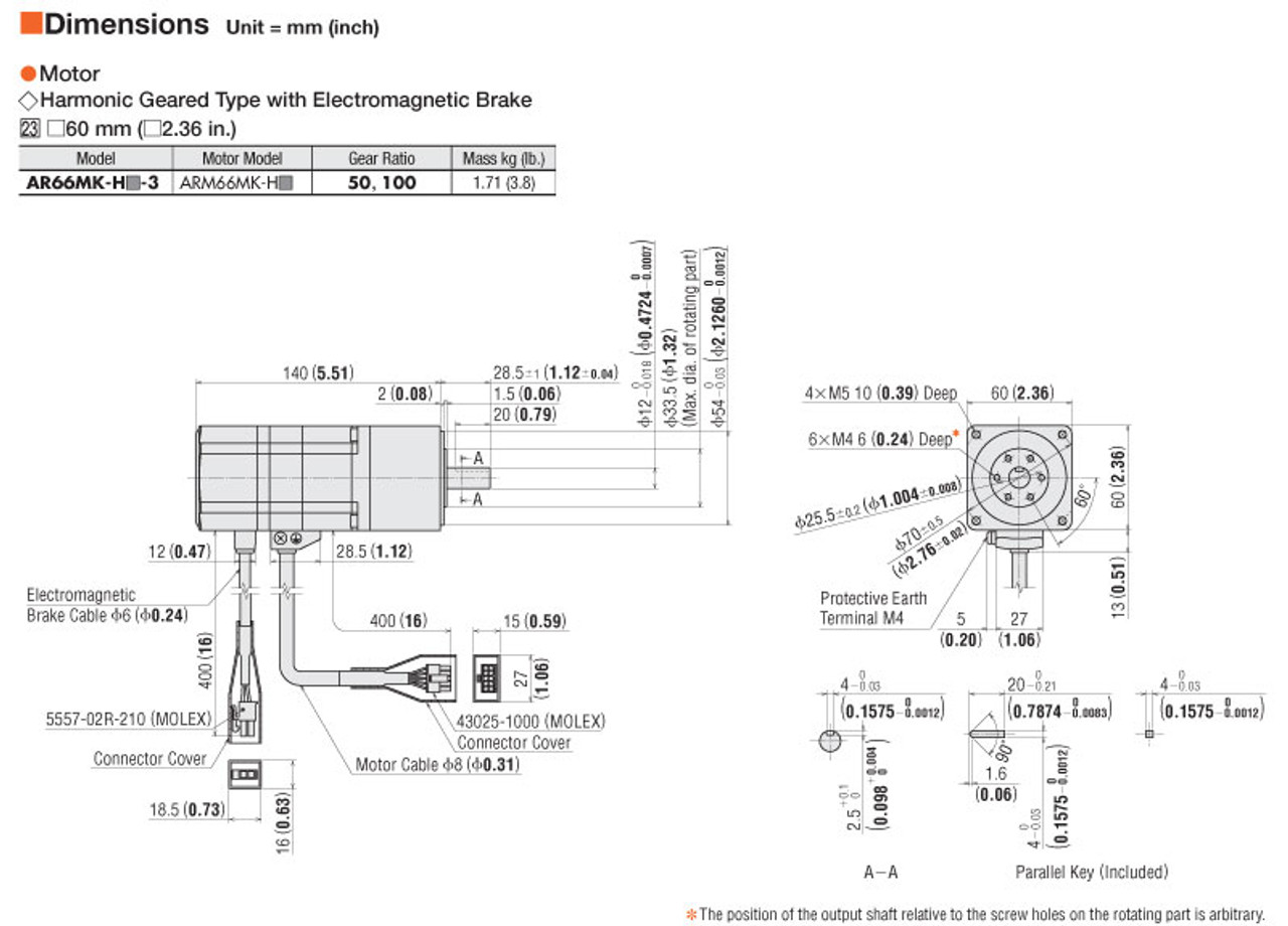 AR66MKD-H100-3 - Dimensions