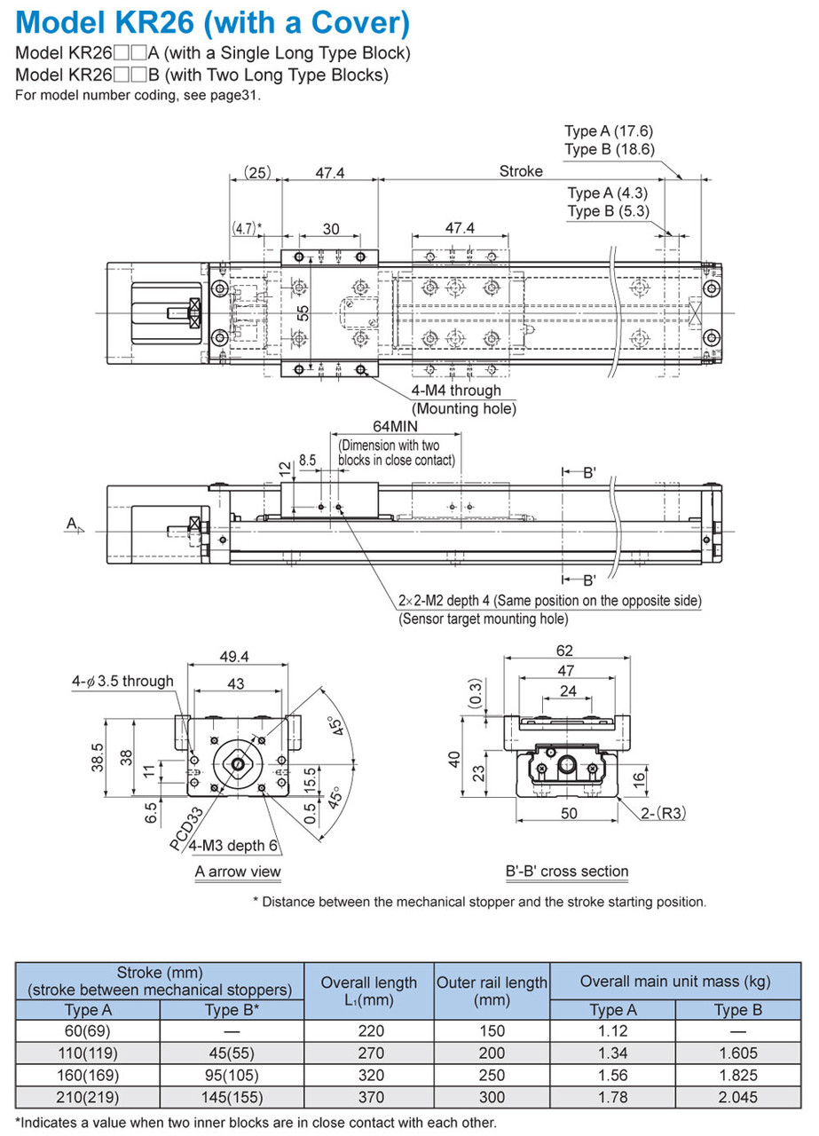 KR2602A-0210-P0-11A0 - Dimensions