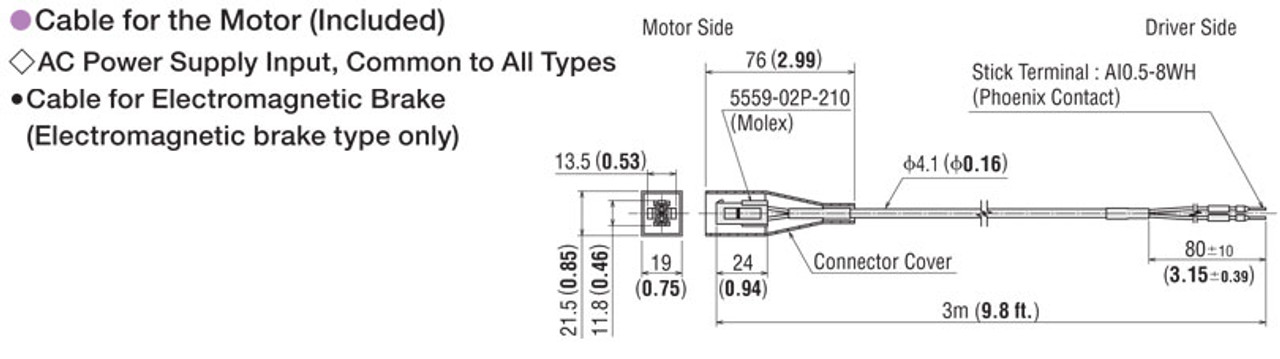 DG200R-ARMAD2-3 - Dimensions