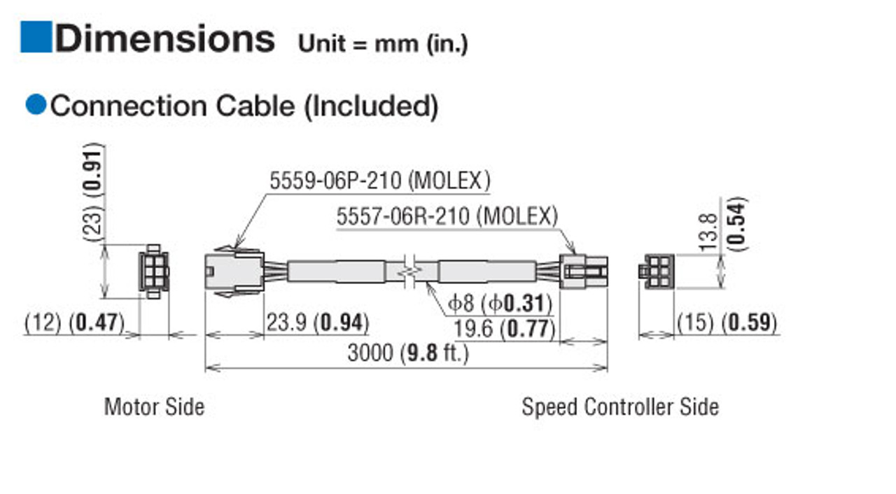 DSCI540EC-300-3V - Dimensions