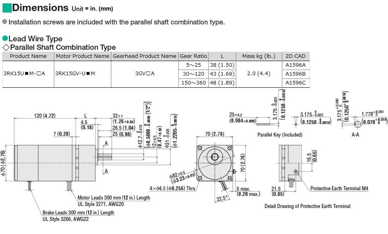 3RK15UAM-100A - Dimensions