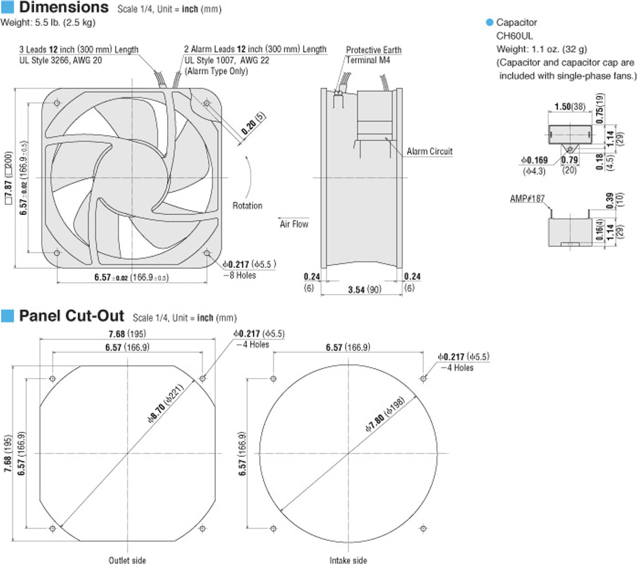 T-MRS20-TM-G - Dimensions