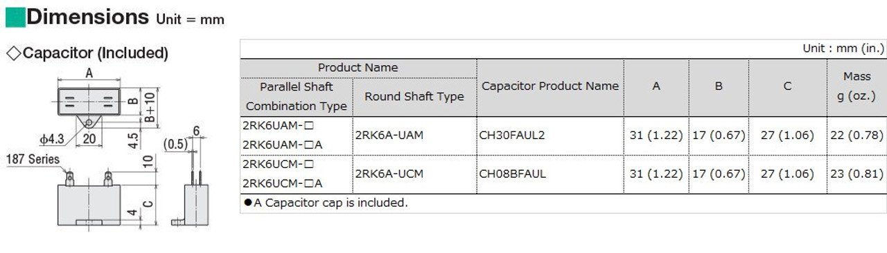 2RK6UAM-90A - Capacitor