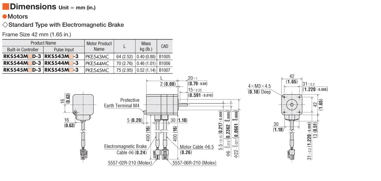 RKS543MA-3 - Dimensions