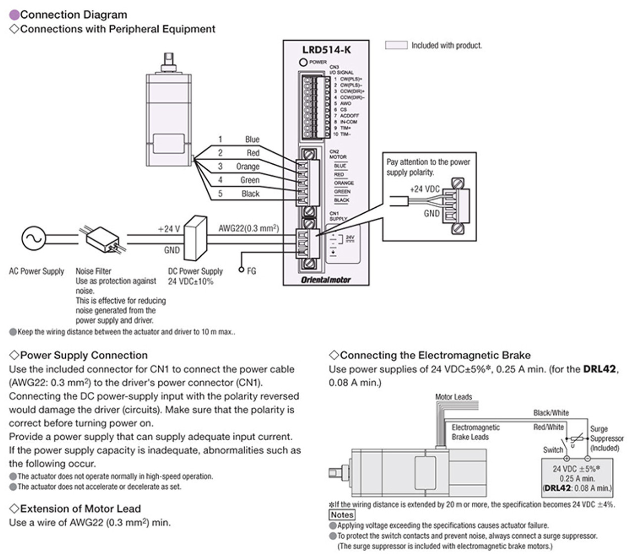 DRL42-04A8P-KB - Connection