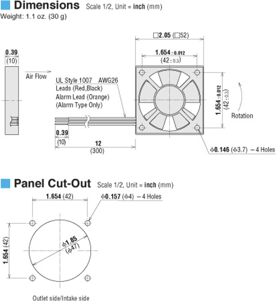 T-MDS510-24-G - Dimensions