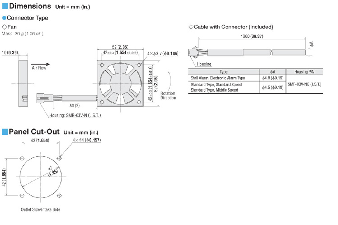 T-MDS510-24LHG - Dimensions