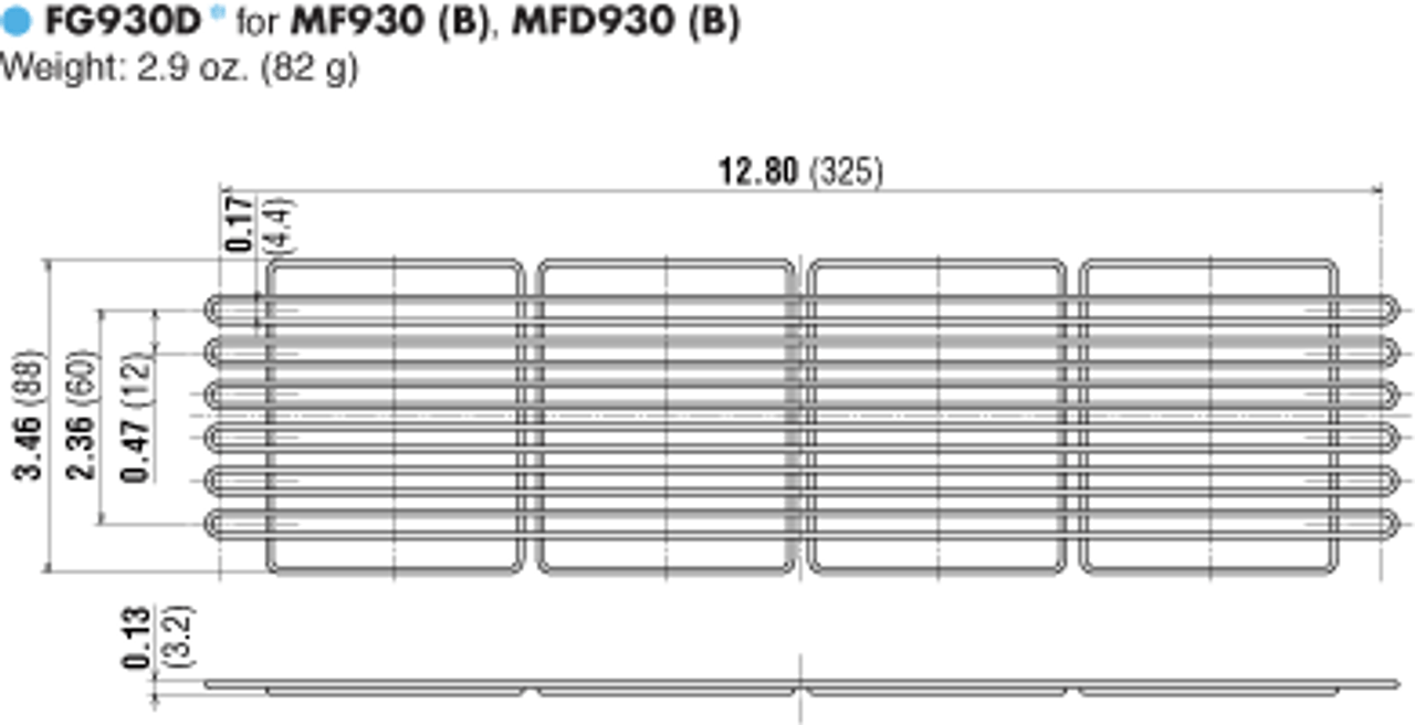 FG930D - Dimensions