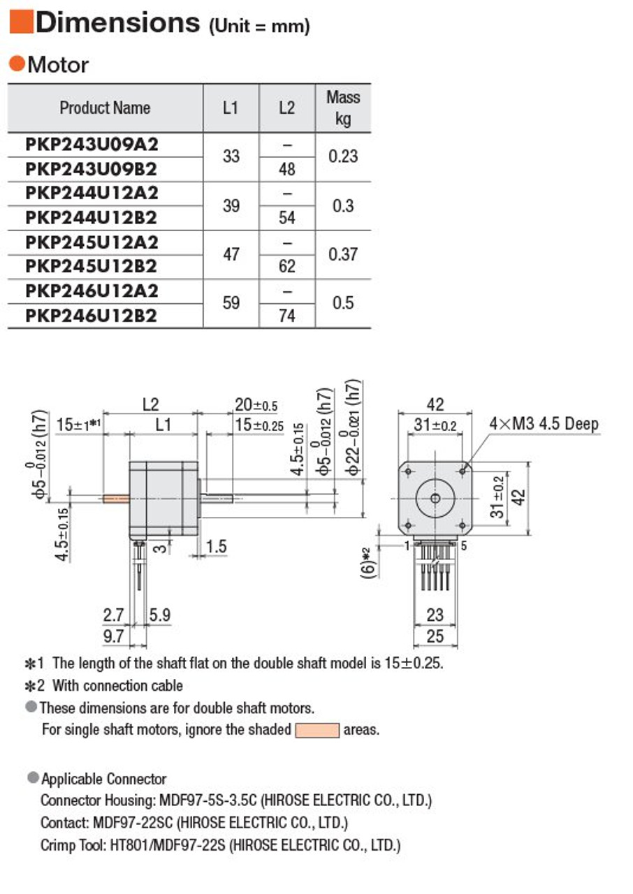 PKP246U16A2 - Dimensions