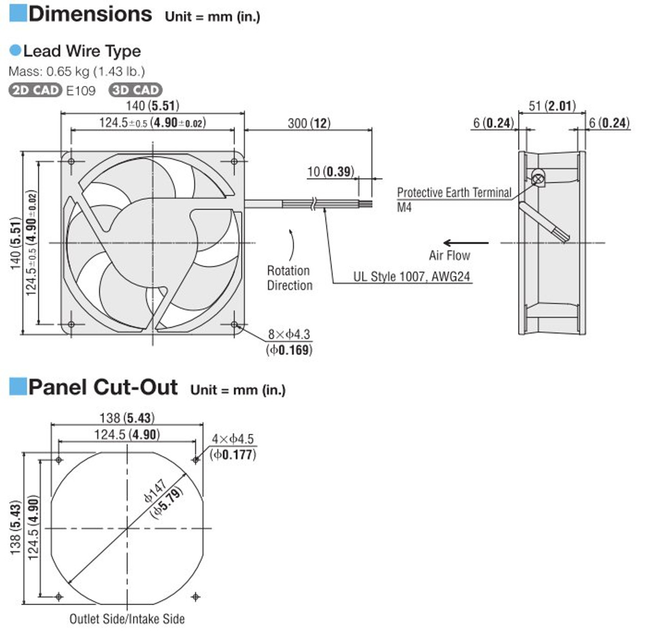 MDS1451-48 - Dimensions