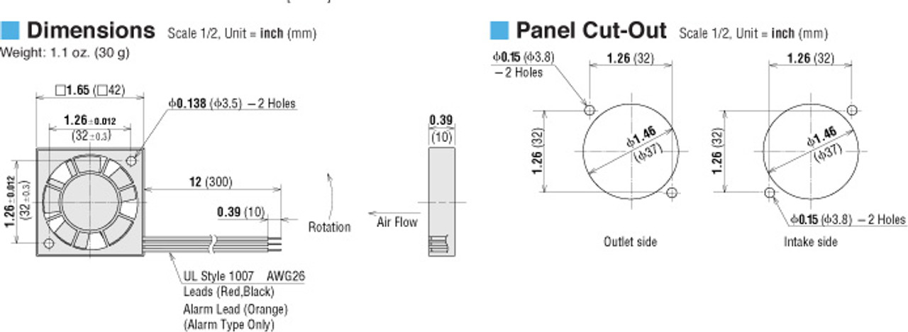 MDS410-12L - Dimensions