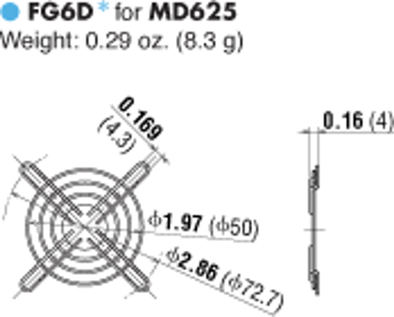 A-625D-G - Dimensions