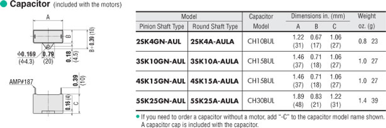 2SK4GN-AUL - Dimensions