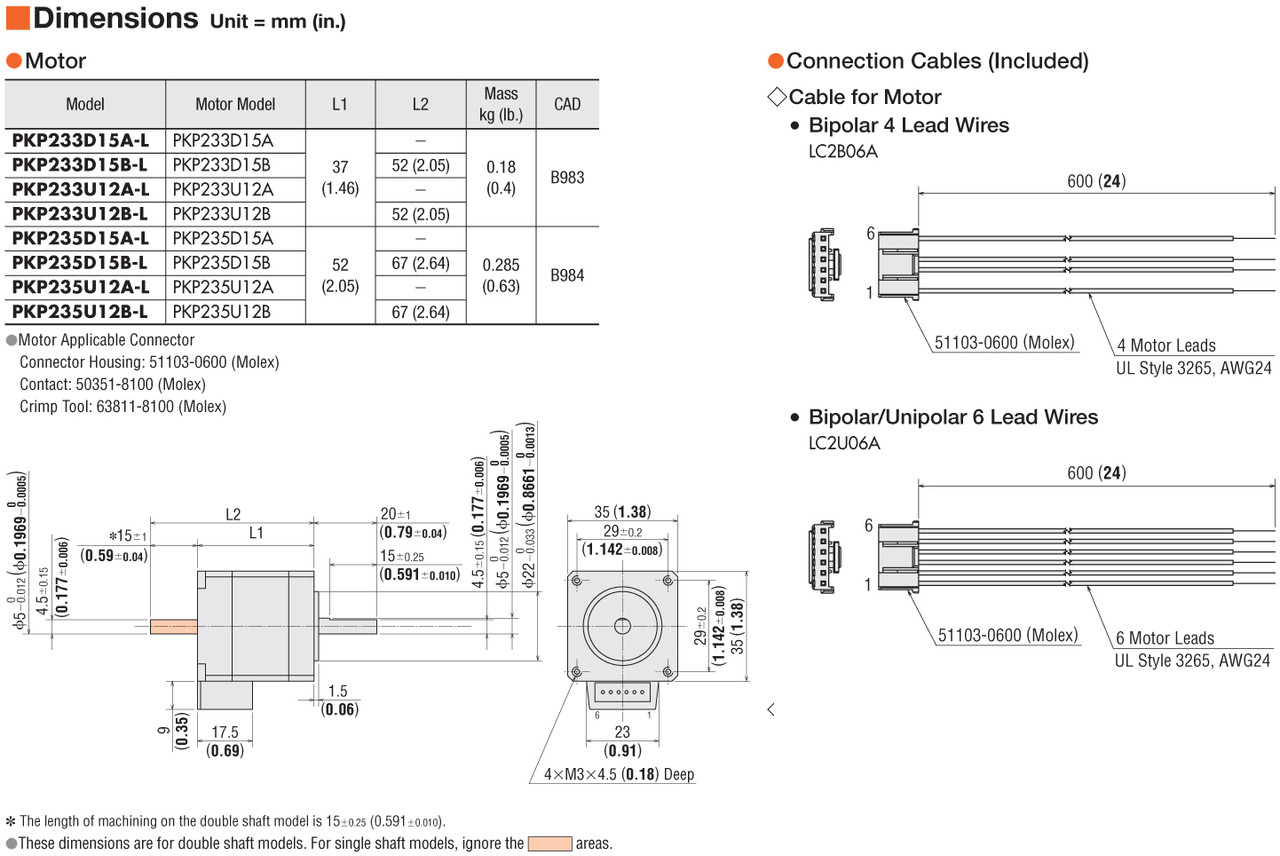 PKP233U12A - Dimensions