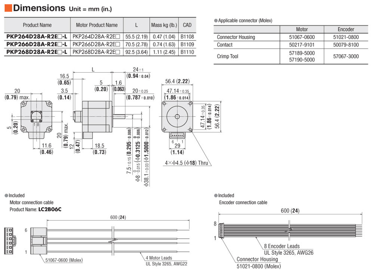 PKP266D28A-R2E-L / KR33-FLNG-T / XGT2-25C-6-8 - Dimensions