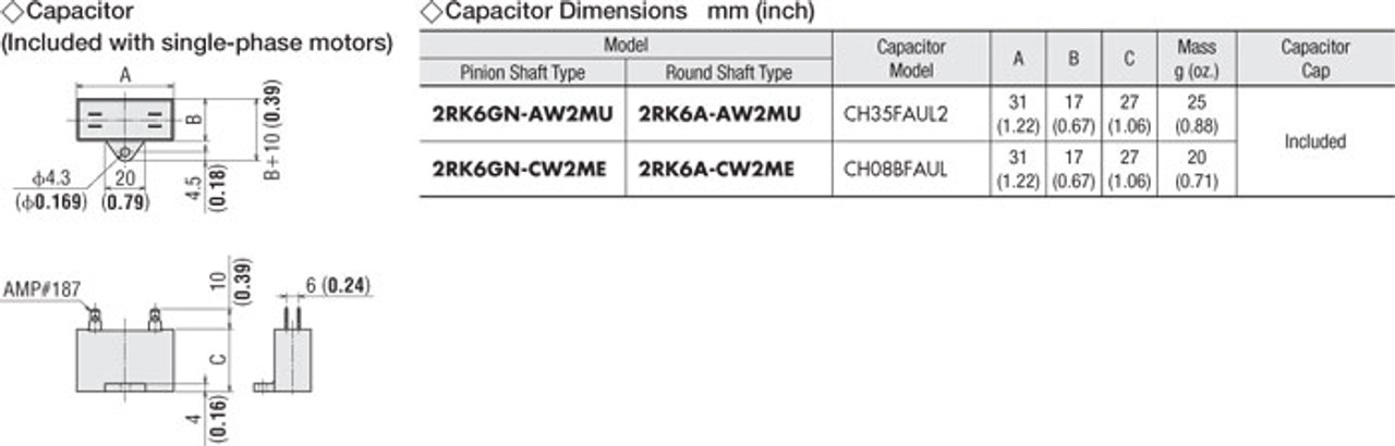 2RK6GN-CW2ME / 2GN3.6SA - Capacitor