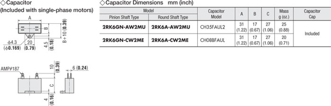 2RK6GN-CW2ME / 2GN3.6K - Capacitor