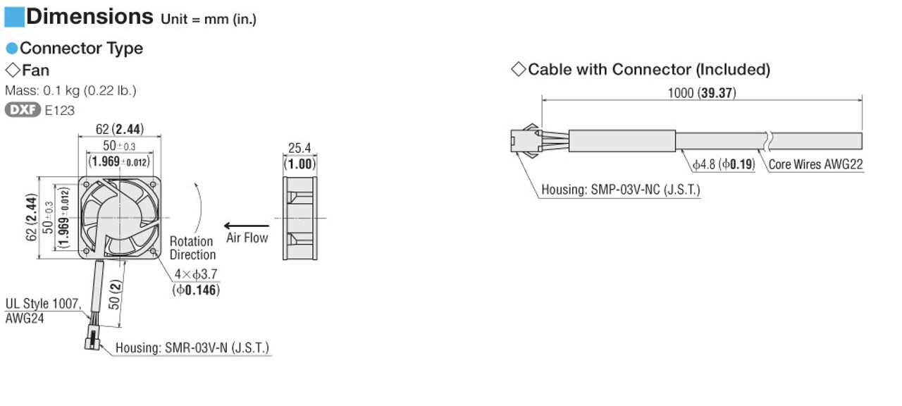 MDA625-12H - Dimensions