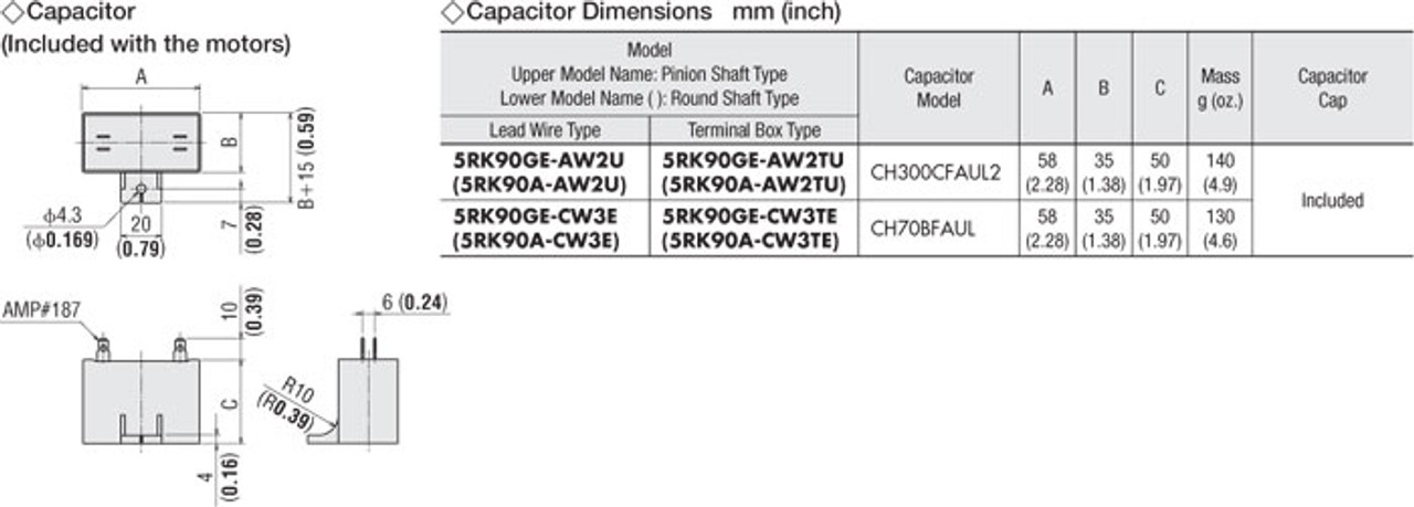 5RK90GE-CW3E / 5GE6S - Capacitor