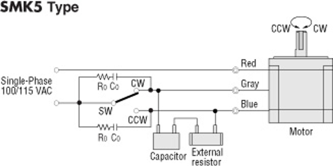 SMK550A-GN / 5GN5SA - Connection