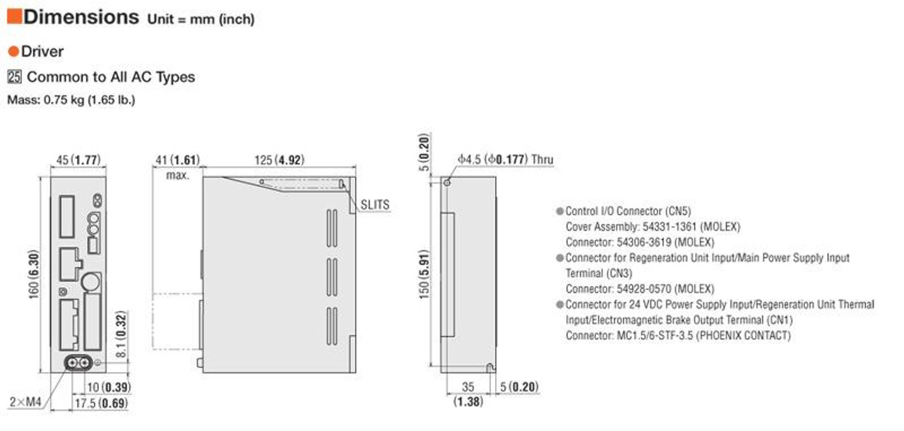 DGM130R-ARMC / ARD-A - Dimensions