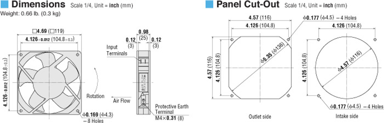 MU1225S-51 - Dimensions