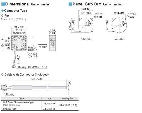 MD625B-12H - Dimensions