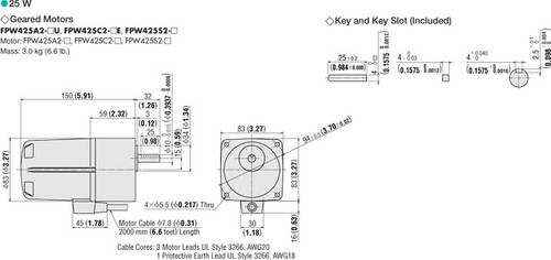 FPW425A2-6U - Dimensions