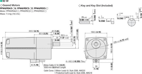 FPW690A2-5U - Dimensions