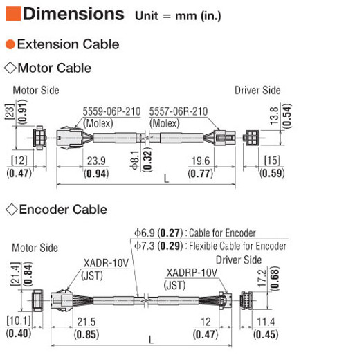 CC070VPRET - Dimensions