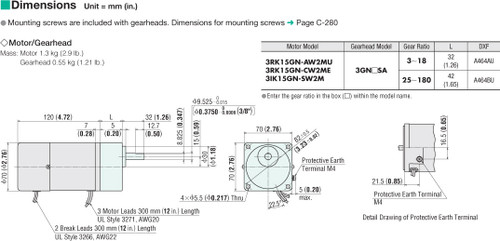 3IK15A-SW2M - Dimensions