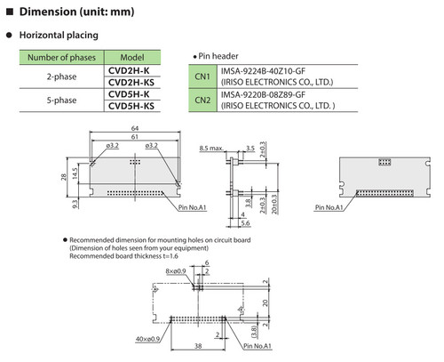 CVD5H-KS - Dimensions