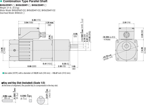 BHI62EMT-3 - Dimensions