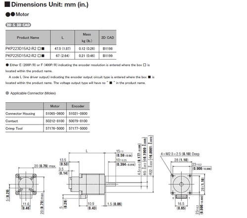 PKP225D15A2-R2FL - Dimensions