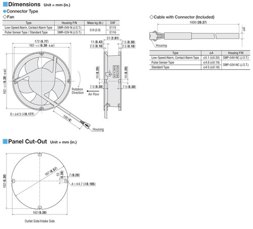 MDS1751-24H - Dimensions