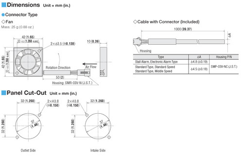 MDS410-24H - Dimensions